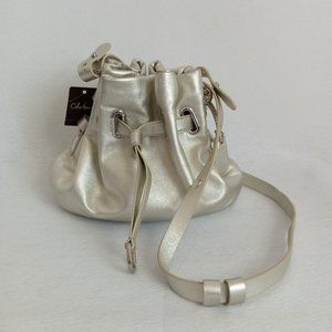 Cole Haan Ellie Crossbody White Gold Cornelia Shoulder Bag